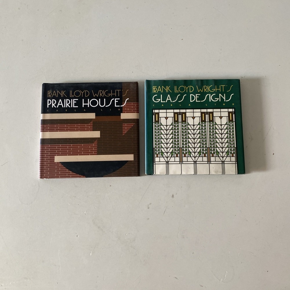 Frank Lloyd Wright Prairie Houses - Glass Designs Mini Books